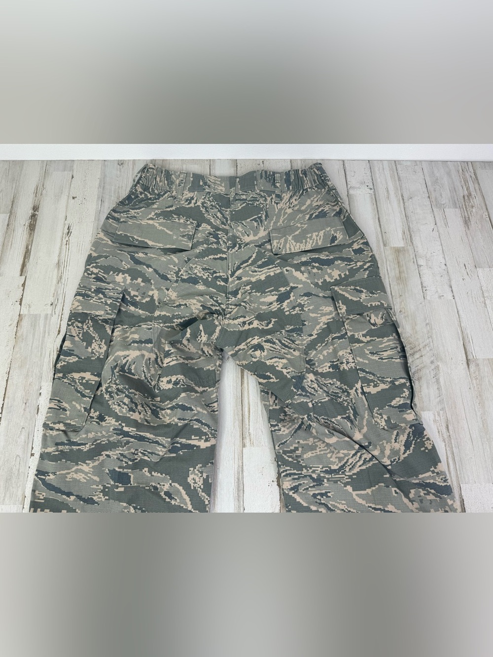 US Air Force Pant Mens 32L (32x35) Camo Cargo Tapered Military Uniform Combat - Picture 8 of 9
